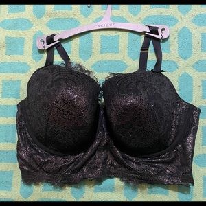 NWOT Cacique Long Line Balconette Bra. 38DDD.